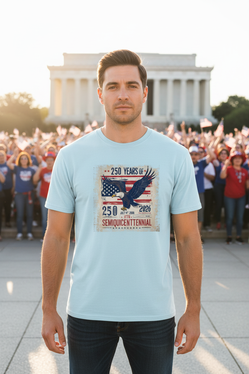 250th Anniversary T-Shirt - Comfort Colors Semiquincentennial - Fashions Envy