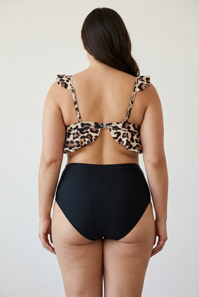 Reframed swimsuit rear view