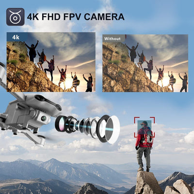 2025 RC Drone 4K Camera GPS - Beginner Quadcopter with 2 Batteries & Bag - Fashions Envy