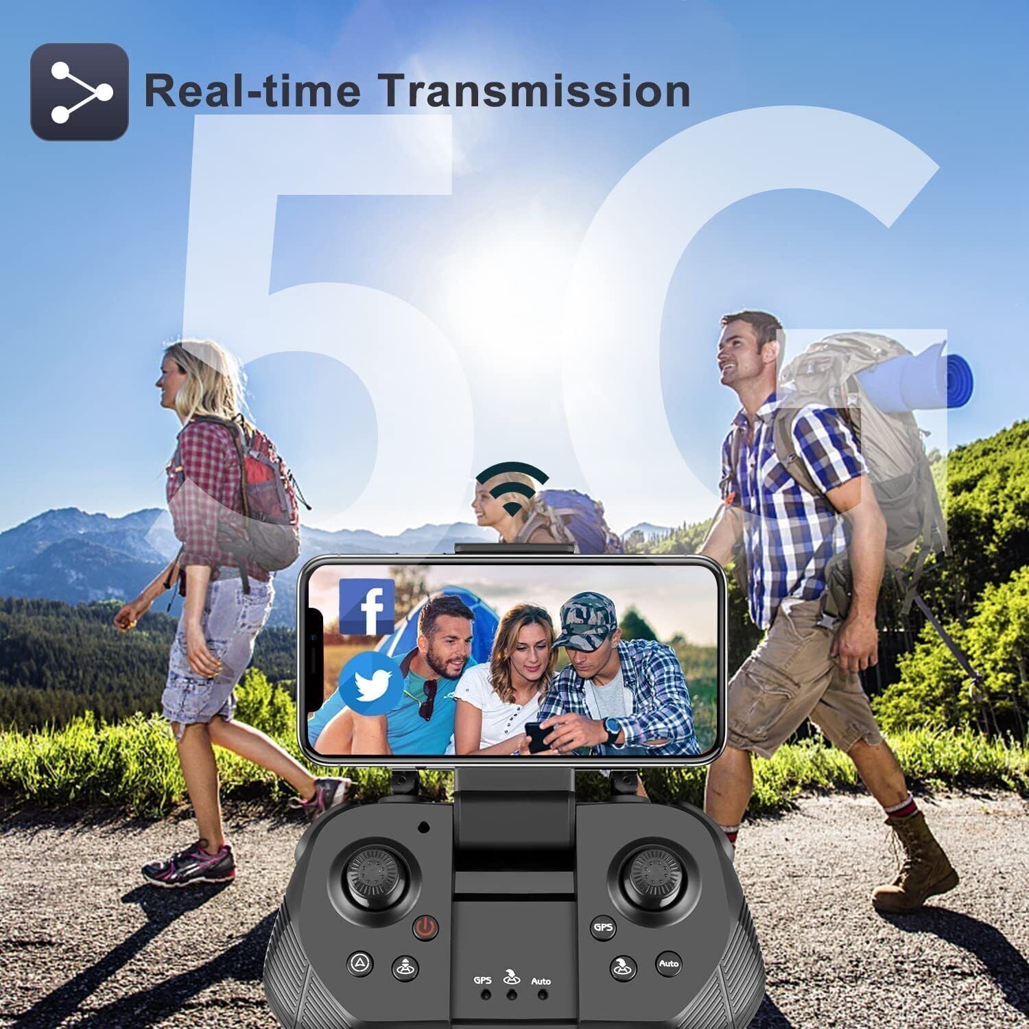 2025 RC Drone 4K Camera GPS - Beginner Quadcopter with 2 Batteries & Bag - Fashions Envy